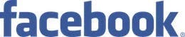 The word "facebook" in lowercase, written in blue sans-serif font, sits on a white background.