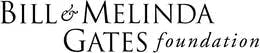 Text reads "Bill & Melinda Gates Foundation" in black serif font on a white background.