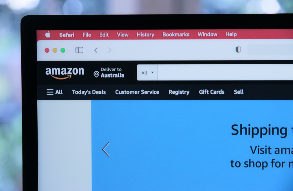 amazon webpage