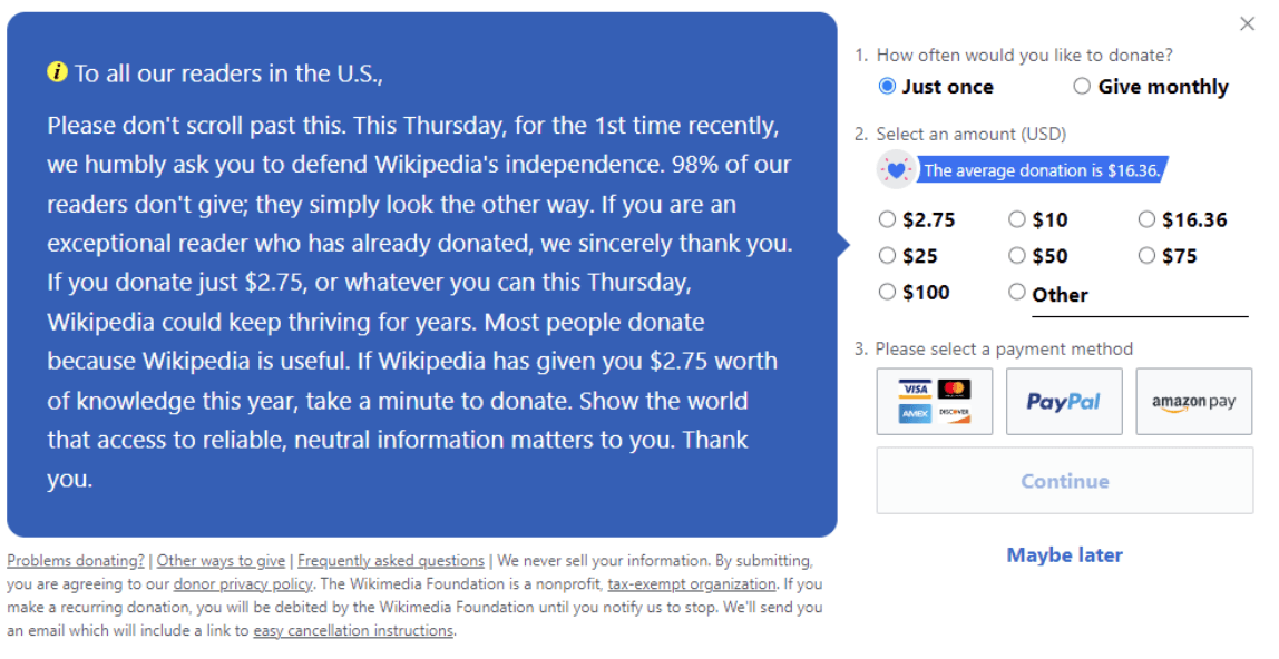 Typical Wiki Ad