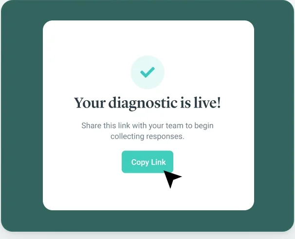 Set up your diagnostic and share the link
